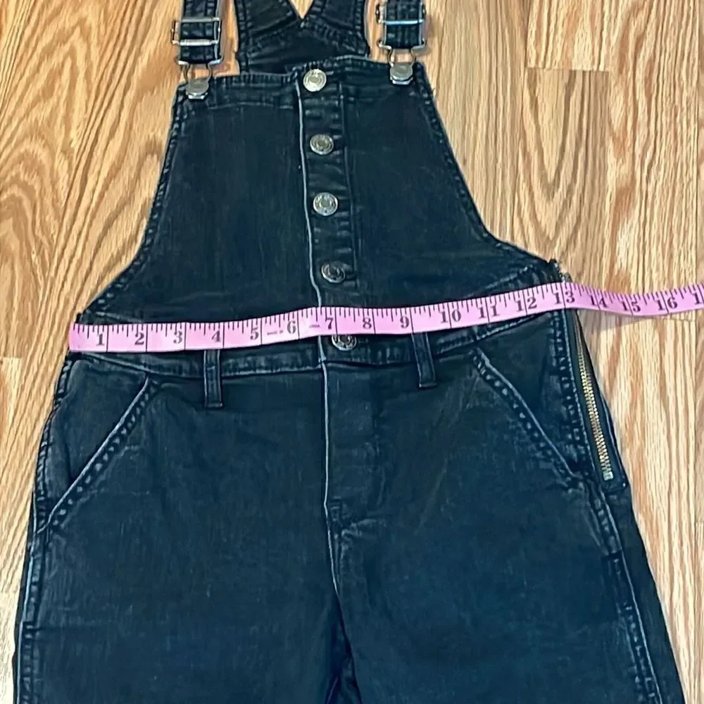 Gap Girl’s Bib Overalls, Black, skinny, Stretchy, XL
